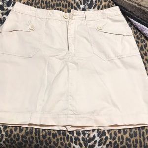 White stag tan skort size 12